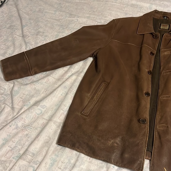 Lather jacket Brown color XL - Picture 4 of 7